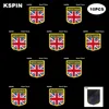 National Bandeira Patch Gancho Loop Reino Unido Emblemas De Emblemas Armband 3d Vara No Casaco Backpack Adesivos