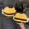 2021 Ny Ankomst Ins Lite Bee Små Fresh Seat Belt Cover Car Lumbar Neadrest Neckpillow Interiörtillbehör