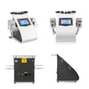 Lager i US New Promotion 6 i 1 Ultraljuds kavitation Vakuumradiofrekvens Lipo Laser Slimming Machine för spa lager i USA