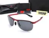 Lyx 4302 Brand Solglasögon Unisex Glasögon Semi-Rimless Designer Glasögon för män Kvinnor Hög kvalitet med låda WX38