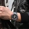 RUIMAS marque créative hommes montre bande de Silicone montres lumineuses évider Quartz résistant à l'usure résistant aux rayures montres-bracelets252h