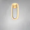 Modern LED Wall Lamp Gold Indoor Decor Vanity Lamparas De Pared Sconce Long Strip Nordic Living Room Kitchen Hall Bedroom Light mirror headlight