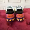 Hoge kwaliteit mannen damesschoenen Espadrilles best verkochte borduurwerk greepers printwandeling canvas sneaker platform schoenmeisjes b8