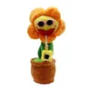 55off danzante che parla cantando cactus peluche imbottite elettroniche con canzoni in vaso di giocattoli per bambini per bambini Funnytoy 50pcs8690148