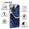 Smaragdgroen Jade Steen Patroon Telefoon Case Voor Huawei P30 P40 P20 Lite E Pro Honor 50 10X 10 10i Mate 20 30 Plus 8X 9X Nova 5T W220226