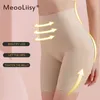 Meooliisy shapewear för kvinnor mage kontroll shorts höga midja panty mitten lår kropp shaper bodysuit formning dam 211116