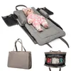 Diaper Bags Foldable Baby Bag Large Capacity Outdoor Travel Mummy Boys Girls Born Sleeping Nest Bassiet3115915