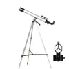 HD 100X verstellbares astronomisches Teleskop mit Stativ, Nachtversion, Weltraum-Aluminium-Monokular