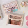 Fashion Transparent Girls Coin Purse Children PVC Zipper Change Purse Women Mini Lipstick Wallet Key Card Bag