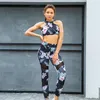 Yoga kläder Kezrea Kvinnors digitala trycknät Stitching Sports Leggings Multicolor Ladies Casual Pants Gym Women