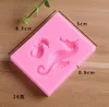 Silicone Mold Seahorse Cake Fondant Mold Cake-Dekorationsverktyg Formande Chokladformar DIY Kök Bakning Bakeware SN4247