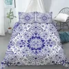 Mandala Bedding Set Bohemian Duvet Cover Polyester Comforter Double King Queen Kids Adult