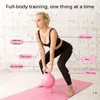 Yoga Fitness Kettle Bell Massage Handle Portable Anti Pressure hantel träningskulsportbollar