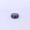 30mlアルミニウムボトルジャーエレクトロニクス黒い詰め替え可能なコンテナスクリューキャップ