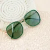 Sonnenbrille Damen Luxus 2022 Anti-Blue Licht Transparente Farbe Schwarz Grün Mode Frauen Gläser