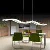 Lampy wisiorek LED Wave Żyrandol Kuchnia Restauracja Office Loft Industrial Retro Design Nordic Long