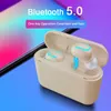HBQ Q32 BT Czarny TWS Słuchawki Słuchawki z pudełka ładowania Zestaw słuchawkowy Muzyka Kolorowe IPX5 Wodoodporne Mini Bezprzewodowe Earbuds Cordless Earpiece