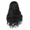 Brasiliansk du del peruk 100% mänsklig hår glödlös full kroppsvåg för svarta kvinnor