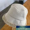 Breda randhattar kvinnor vinter faux päls hink hatt öronskydd fiskare utomhus solskyddsmedel sol panama stor visir vintage varm platt fabrik pris expert design kvalitet