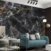 European Tiles 3d Wallpaper Exquisite Black Marbled Murals Living Room Bedroom Kitchen Home Decor Painting Wallpapers Wall Papers