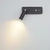 Inomhus LED -vägglampor DC5V USB -laddning LED -väggar Lätt sovrum modern vägglampa trappstudie vardagsrum sconce