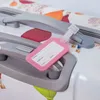 プラスチック航空機の荷物タグパーティーDIYタグカードカード荷物装飾ペンダント10色