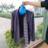 5 stks PVC opblaasbare kleding hanger rack opvouwbare antislip reizen draagbare jas hangers E2S 210318