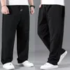 Pantalons pour hommes grande taille hommes joggeurs décontracté Baggy Fitness hommes survêtement pantalon de survêtement droit ample gris gymnases survêtement pantalon XL-8XL