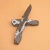 1 шт. Выживание складной нож 3CR13MOV полузащитный клинок алюминиевый сплав + ручка из углеродного волокна EDC карманные ножи с розничной коробкой