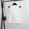 女性のベスト女性の綿のリネンウエストコート2021春の夏のプラスサイズのシングルブレストファッションの薄いスタイルノースリーブベストジャケットAQ338