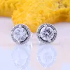 Pendientes de diseñador de joyería de moda de lujo para mujer, aretes brillantes de plata de ley 925 con diamantes de cristal, Stud Earri231o