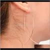 Boucles d'oreilles en forme De poisson simplicité boucle d'oreille en cuivre faite à la main pour les femmes Brincos De Gota Feminino géométrique 4Hlu5 Rxui03225702
