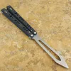 Theone BRS BM Channel Trainer Knife G10+Titanium Handle D2 Blade Bushing System Folding Knives EDC BM42 bm51 Tools
