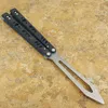 Theone BRS BM Channel Trainer Knife G10+Titanium Handtag D2 Blade Busing System Fällknivar EDC BM42 bm51 Tools