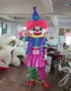 Stage Performance Blue Hat Clown Mascotte Kostuum Halloween Kerst Cartoon Karakter Outfits Pak Reclame Folders Clothings Carnaval Unisex Volwassenen Outfit