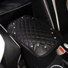 Crystal Rhinestone Armrests Cover Pad PU Leather Vehicle Center Console Arm Rest Box Cushion Covers Protector Car accessorie