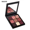 Fast Ship Ins style Nine colors Shiny Eye Shadow colour Earth Metallic color Portable Powder Pearl light Waterproof Sweet eyeshadow palette makeup set Ruby topaz