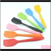 Bakeware Mutfak, Yemek Bar Ev Garden21cm Şile Hamuru Kazıyıcı Yapışmaz Kauçuk Spatula Pişirme Isıya Dayanıklı Bulaşık Makinesi Güvenli