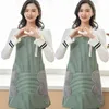 Household Waterproof Hand-wiping Kitchen Apron Towel Stripes Plaid Adjustment Anti-fouling Oil-proof Adult Home Aprons Work