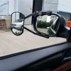 Onderdelen Truck Blind Spot Mirror Verstelbare aanhangwagen Towing Dual Car Clip-On Extension Glass