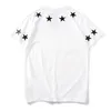 T-shirt da uomo Summer Street Hip Hop T-shirt a maniche corte con stella pentagonale di tendenza classica europea e americana Abbigliamento da amante ampio e versatile