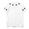 Summer Street Hip Hop Men's T-shirt European and American Classic Trend Pentagonal Star Short Sleeve T-shirt Loose and Versatile Lovers' Wear