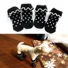 Vêtements pour chiens Chaussettes d'intérieur pour animaux de compagnie Bottes antidérapantes Confortable Chiot Chaud Tricot confortable Belle pour chiens Fournitures