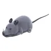 Trådlös fjärrkontroll Mus leksak Svart / Gary / Brown Electronic RC Rat Möss Animal Interaktiv kattleksaker 20220112 Q2