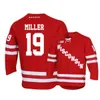 Wisconsin Badgers College Hockey Maglie Custom Dylan Holloway Cole Caufield Brock Ty Pelton-Byce Ty Emberson Brian Elliott Ryan McDonagh Corson Ceulemans Baker