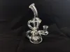 Tubos para fumar, Great 8inch Tall Glass, Recycler Bong Glass Handicraft 14mm Bowl
