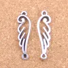 92st Antik Silver Bronze Plated Angel Wings Charms Pendant DIY Halsband Armband Bangle Fynd 32 * 10mm