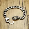 Newest Exotic Style Men's Bracelet High Polished Stainless Steel Spiral Link Chain Bracelets Male Jewelry Good for Party Banq2778