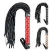 Outdoor Sports Non Slip PU Leather Whips Training Racing Ergonomic Equestrian Braided Practical Crop Portable Horse Riding Whip