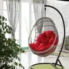 Egg Chair Swing Hammock Cushion Hanging Basket Cradle Rocking Garden Outdoor Indoor Home Decor No Camp Furniture284w